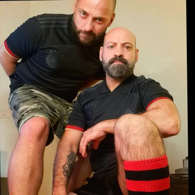 Leather couple of Barcelona